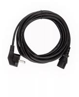 Кабель Premier 5-280 IEC C13 Евровилка угловой 5м (5-280(0.75) 5.0) черный (Bulk)