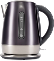 Чайник Hyundai HYK-S7777 1.7л. 2200Вт графит/серебристый (стекло)