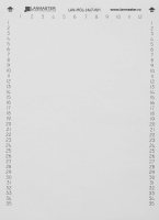 Маркер Lanmaster LAN-MOL-14X7-WH 14x7мм (упак:420шт) белый