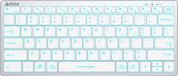 Клавиатура A4Tech Fstyler FX61 белый USB slim LED (FX61 WHITE)