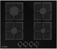 Газовая варочная поверхность Lex GVG 644 BBL черный