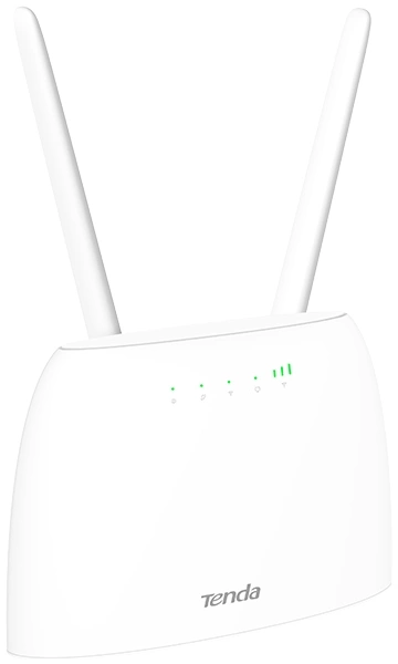 Роутер беспроводной Tenda 4G07 AC1200 10/100BASE-TX/3G/4G cat.4 белый