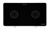 Плита Индукционная Hyundai HYC-0108 белый стеклокерамика (настольная)
