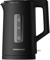 Чайник электрический Redmond KG255 1.5л. 1500Вт черный корпус: пластик/стекло