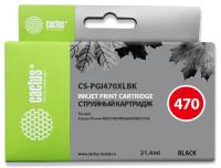 Картридж струйный Cactus CS-PGI470XLBK PGI-470XLBK черный пигментный (21.4мл) для Canon MG5740/MG6840/MG7740