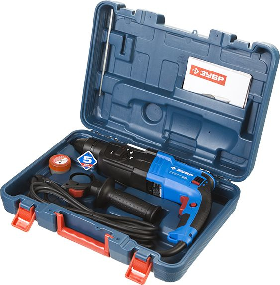 Перфоратор Зубр ЗП-26-800 К патрон:SDS-plus уд.:3Дж 800Вт (кейс в комплекте)