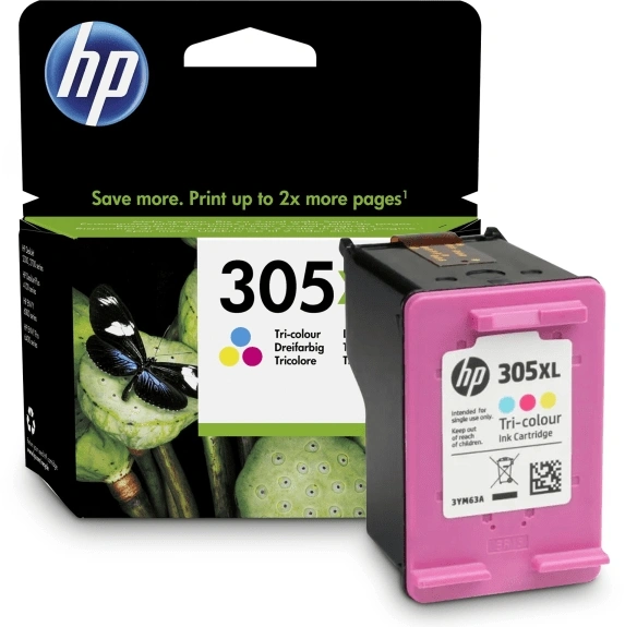 Картридж струйный HP 305XL 3YM63AE многоцветный (200стр.) (5мл) для HP DJ 2320/2710/2720