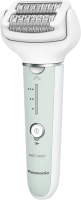 Эпилятор Panasonic ES-EY70-G520 скор.:3 насад.:6 от аккум. белый/зеленый
