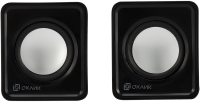 Колонки Оклик OK-331 2.0 черный 6Вт