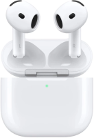 Гарнитура вкладыши Apple A3055,A3056,A3059 AirPods 4 ANC белый беспроводные bluetooth в ушной раковине (MXP93ZP/A)