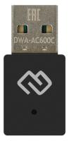 Сетевой адаптер WiFi Digma DWA-AC600C AC600 USB 2.0 (ант.внутр.) 1ант. (упак.:1шт)