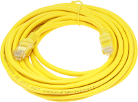 Патч-корд PP12-5M/Y 1000G UTP 4 пары cat5E CCA molded 5м желтый RJ-45 (m)-RJ-45 (m)