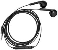 Гарнитура вкладыши Hoco M55 1.2м черный проводные