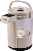Чайник Hyundai HYK-G7700 2.5л. 2200Вт кремовый/черный (стекло)
