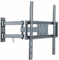 Кронштейн для телевизора Ultramounts UM872 черный 32"-55" макс.35кг настенный поворотно-выдвижной и наклонный