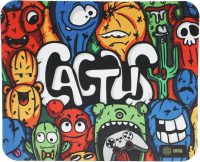 Коврик для мыши Cactus Colorful Cacti рисунок 300x250x3мм (CS-MP-D03M)