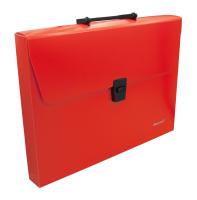 Портфель Silwerhof 322715-04 1 отдел. A4 пластик оранжевый неон