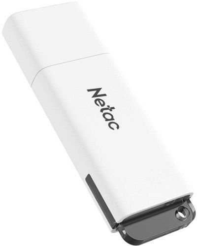 Флеш Диск Netac 64Gb U185 NT03U185N-064G-20WH USB2.0 белый