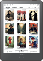 Электронная книга Digma P6 6" E-Ink Kaleido 3 1072x1448 Touch Screen 1.8Ghz 3072/32Gb/SD/microSDHC темно-серый