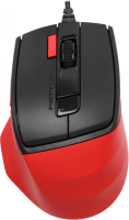 Мышь A4Tech Fstyler FM45S Air красный/черный оптическая (2400dpi) silent USB (7but)