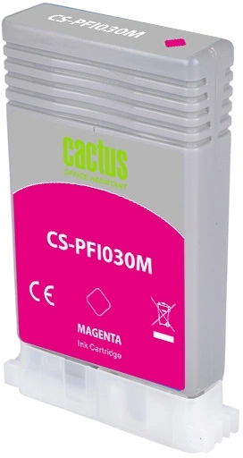 Картридж струйный Cactus CS-PFI030M PFI-030M пурп.пигм. (55мл) для Canon imagePROGRAF TA-20/30