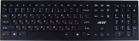 Клавиатура Acer OKR010 черный USB беспроводная slim Multimedia (ZL.KBDEE.003)
