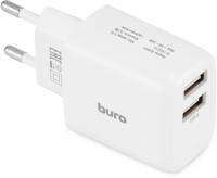 Сетевое зар./устр. Buro BUWH1 15.5W 3.1A 2xUSB универсальное белый (BUWH15S200WH)