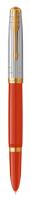 Ручка перьев. Parker 51 Premium (CW2169071) Red Rage GT F сталь нержавеющая подар.кор.