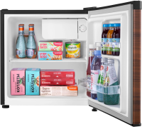 Холодильник Maunfeld MFF50WD дерево/черный (однокамерный)