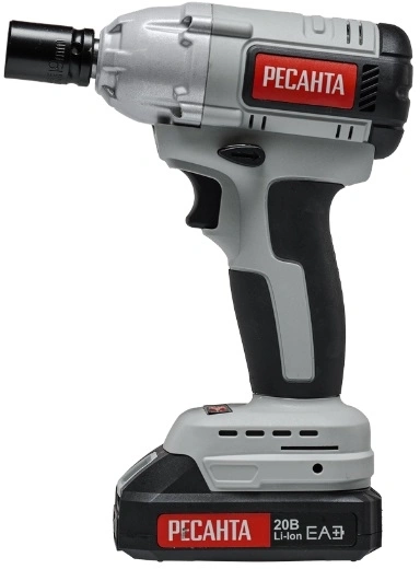 Гайковерт Ресанта АГ-300/20Li аккум. патрон:квад.1/2" (кейс в комплекте) (75/24/3)