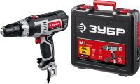 Дрель-шуруповерт Зубр ДШ-М1-400-2 К 400Вт патрон:быстрозажимной (кейс в комплекте)