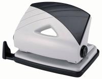 Дырокол Kw-Trio BIAS Smart 91Q0 макс.:16лист. металл/пластик черный/серый отв.:2 с линейкой