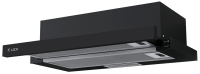 Вытяжка встраиваемая Lex HIDE 600 черный управление: кнопочное (1 мотор)