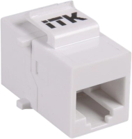 Адаптер ITK CS7-1C5EU проходной Keystone RJ45 кат.5E UTP бел. (упак.:1шт)