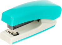 Степлер ручной Kw-Trio 055G9BLUE 24/6 26/6 (20листов) снижение усилия голубой/белый 100скоб металл коробка