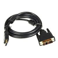 Кабель Buro HDMI-19M-DVI-D-5M HDMI (m) DVI-D (m) 5м феррит.кольца черный