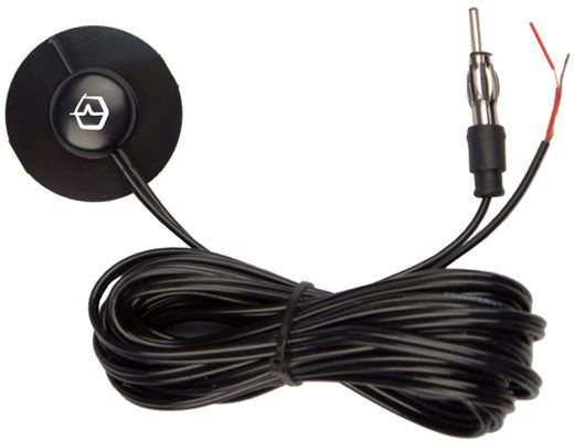 Антенна автомобильная Ural Магнит активная радио каб.:5м черный (URAL МАГНИТ)