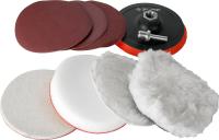 Набор кругов Зубр 3591-125-H7 d=125мм (шлифовальные машины/дрели) (упак.:7шт)