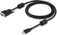 Кабель Buro HDMI-19M-DVI-D-1.8M HDMI (m) DVI-D (m) 1.8м феррит.кольца черный