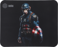 Коврик для мыши Cactus Captain America рисунок 250x200x3мм (CS-MP-D08S)