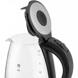 Чайник электрический Vitek VT-7008 1.7л. 2200Вт прозрачный корпус: стекло/пластик