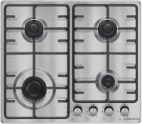Газовая варочная поверхность Maunfeld EGHS.64.3STS-ES/G нержавеющая сталь