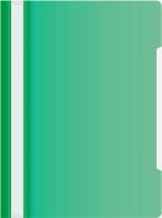 Папка-скоросшиватель Бюрократ Economy -PSE20GRN A4 прозрач.верх.лист пластик зеленый