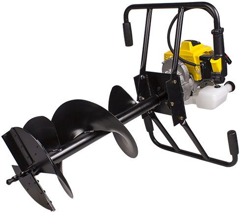 Мотобур Champion AG364 профес. 2-х такт. 2200Вт 3л.с. 64см3 8700об/мин