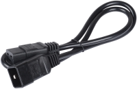 Шнур питания ITK PC-C19C20-1M C19-C20 проводник.:3x1.5мм2 1м 230В 16А черный