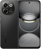 Смартфон Tecno Spark 30 5G 128Gb 6Gb черный моноблок 3G 4G 2Sim 6.67" 720x1600 Android 14 108Mpix 802.11 a/b/g/n/ac NFC GPS GSM900/1800 TouchSc Protect FM microSD max1024Gb