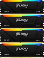 Память DDR4 4x8GB 3600MHz Kingston KF436C17BB2AK4/32 Fury Beast RGB RTL Gaming PC4-28800 CL17 DIMM 2