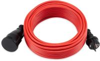 Удлинитель силовой Starwind ST-PS1.20/R-16 3x1.0кв.мм 1розет. 20м ПВС 16A без катушки красный