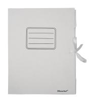 Папка архивная 2 завязки Silwerhof ПАЗ-75БЕЛЫЙ микрогофрокартон корешок 75мм 250x325x75мм белый