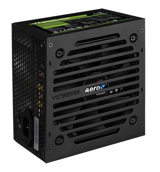 Блок питания Aerocool ATX 500W VX PLUS 500W (24+4+4pin) 120mm fan 3xSATA RTL
